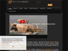 Tablet Screenshot of ethreemedia.com